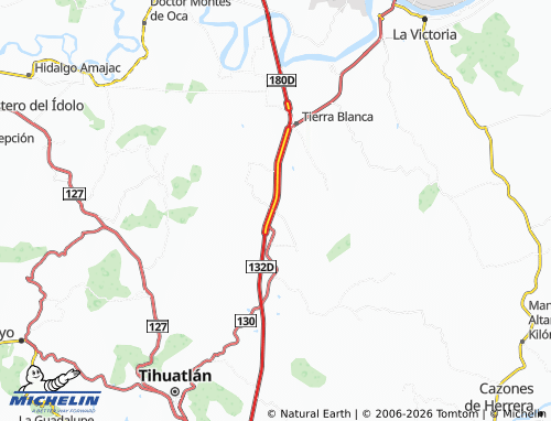 Mapa MICHELIN Cañada Rica - ViaMichelin