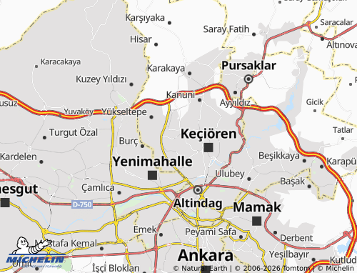 MICHELIN Esertepe map - ViaMichelin