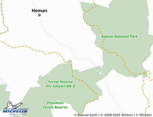 MICHELIN Ankako map - ViaMichelin