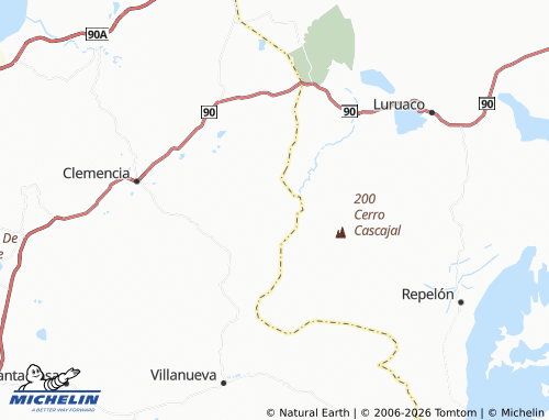 Carte MICHELIN Las Caras - ViaMichelin