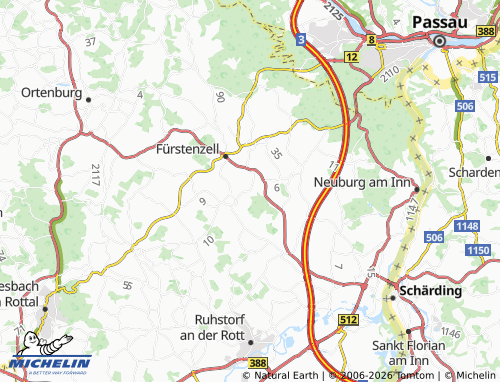 MICHELIN Kemating map - ViaMichelin