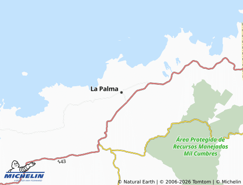 MICHELIN La Palma map - ViaMichelin