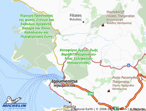 MICHELIN Mavroudi map - ViaMichelin