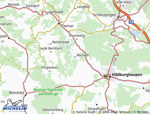 Mappa MICHELIN Reurieth - ViaMichelin