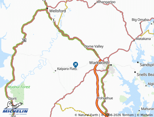 Mapa MICHELIN Dome Forest - ViaMichelin