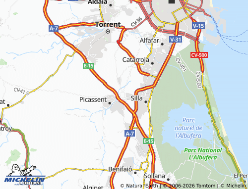 Mappa MICHELIN Alcàsser - ViaMichelin