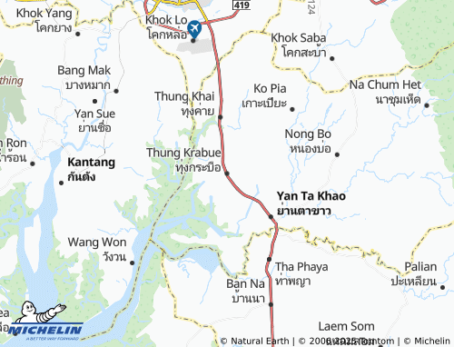 MICHELIN-Landkarte Thung Krabue - ViaMichelin