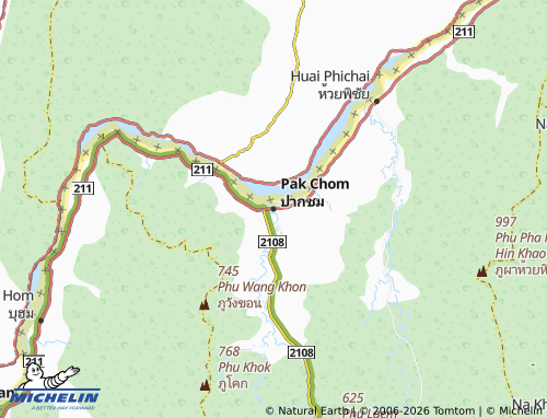 Mapa MICHELIN Pak Chom - ViaMichelin