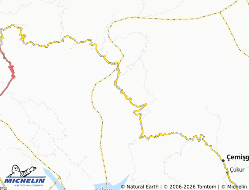 Kaart MICHELIN Dedebeyli - ViaMichelin