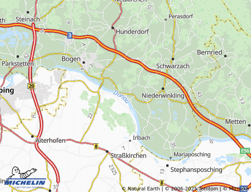 Carte MICHELIN Pfelling - ViaMichelin