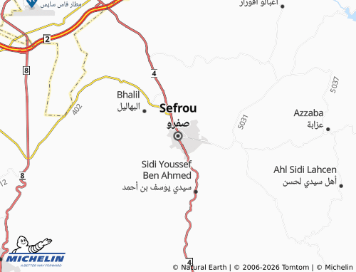 MICHELIN Safrou map - ViaMichelin