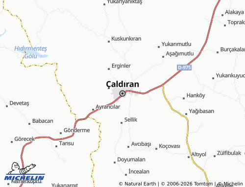 Mappa MICHELIN Çaldıran - ViaMichelin