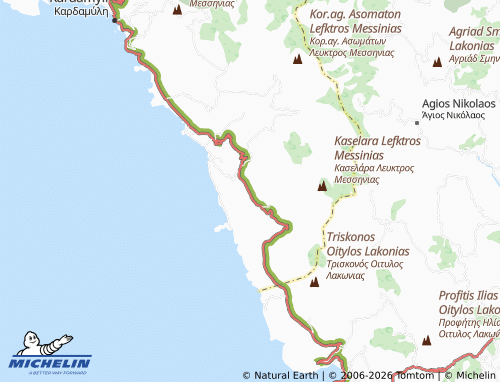 MICHELIN Nomitsis map - ViaMichelin