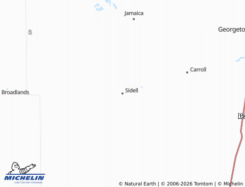 Mapa MICHELIN Sidell - ViaMichelin