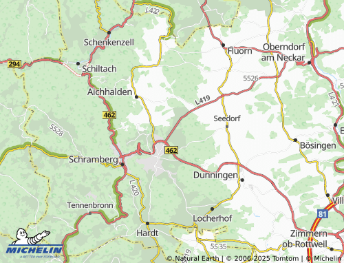 Carte MICHELIN Brambach - ViaMichelin