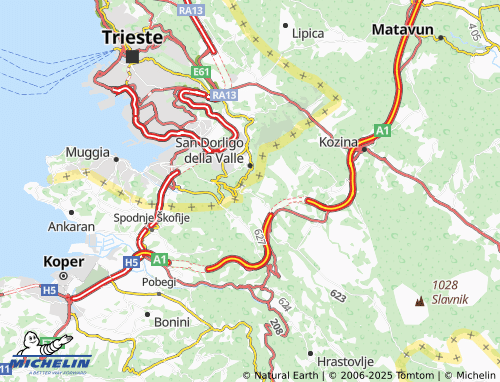 Mappa MICHELIN San Servolo - ViaMichelin
