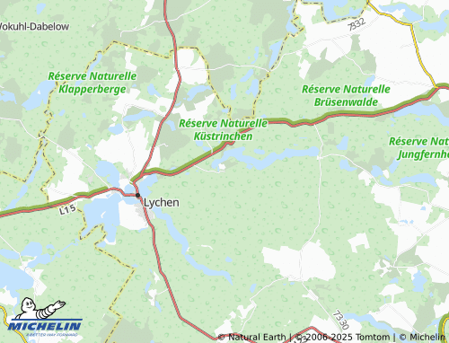 Mapa MICHELIN Küstrinchen - ViaMichelin