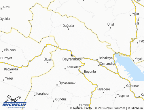 MICHELIN Bayrambaşı map - ViaMichelin
