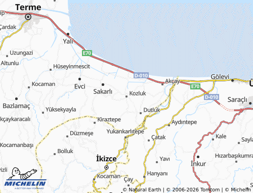 MICHELIN Kozluk map - ViaMichelin