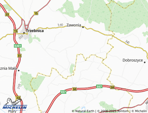 Mapa MICHELIN Boleścin - ViaMichelin