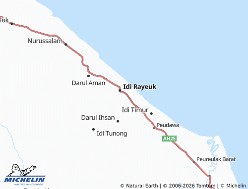 MICHELIN Kuta Blang map - ViaMichelin