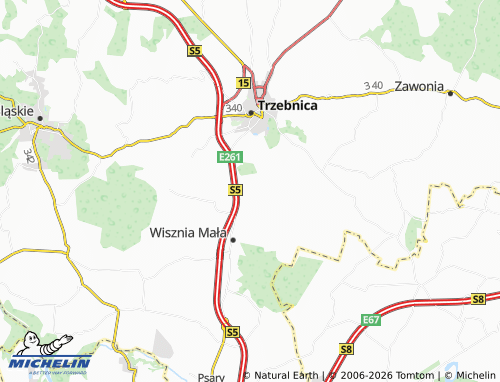 Mappa MICHELIN Machnice - ViaMichelin