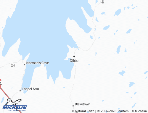 Mappa MICHELIN Dildo - ViaMichelin