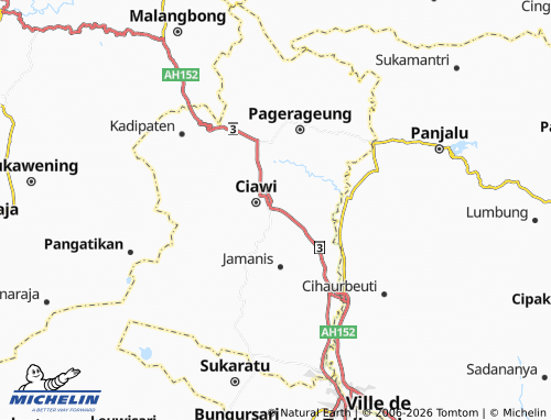 MICHELIN Pakemitankidul map - ViaMichelin