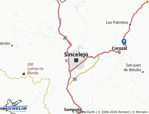 Carte MICHELIN Cruz de Mayo - ViaMichelin