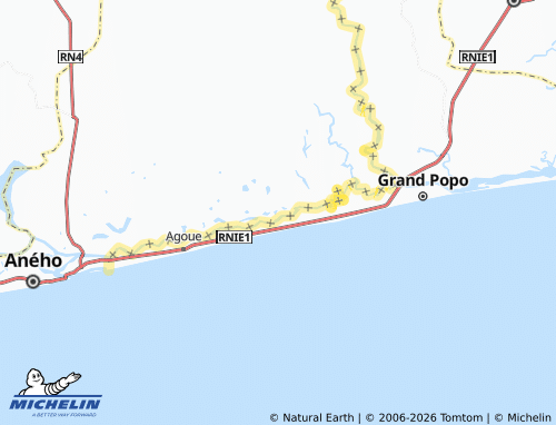 MICHELIN Djeta map - ViaMichelin