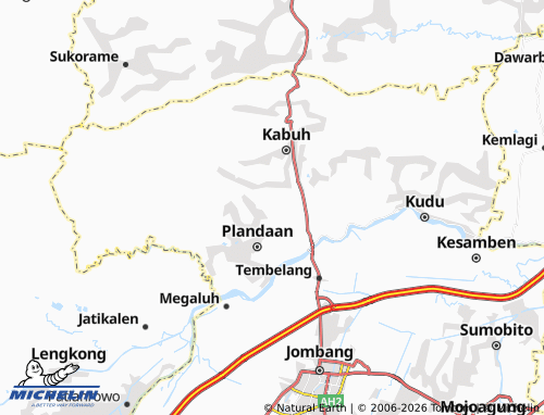 MICHELIN-Landkarte Tondowulan - ViaMichelin