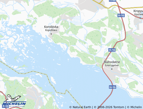 Mapa MICHELIN Kedyna Hora - ViaMichelin