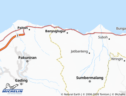 MICHELIN Tepos map - ViaMichelin