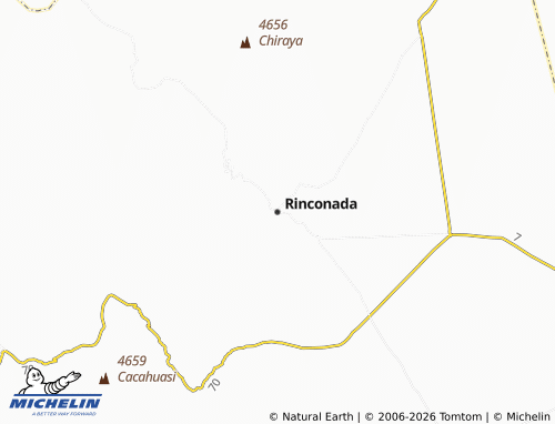 MICHELIN Rinconada map - ViaMichelin
