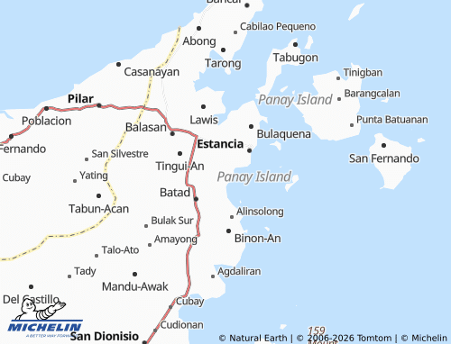 MICHELIN Batad Viejo map - ViaMichelin