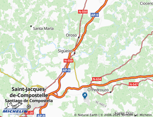 MICHELIN A Barciela (Santo André) map - ViaMichelin