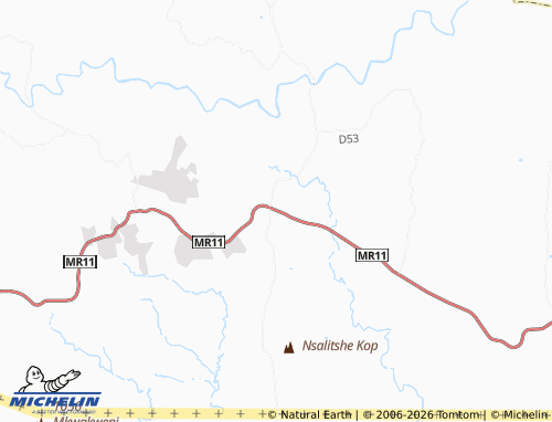 MICHELIN Hlushwana map - ViaMichelin