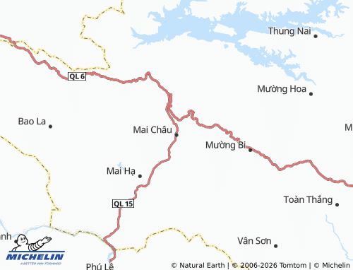 Mapa MICHELIN Mai Châu - ViaMichelin