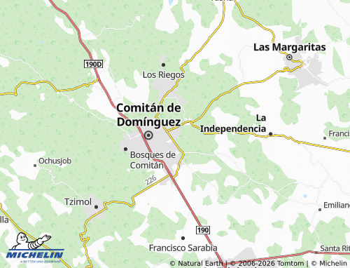 MICHELIN Kilómetro 1 map - ViaMichelin