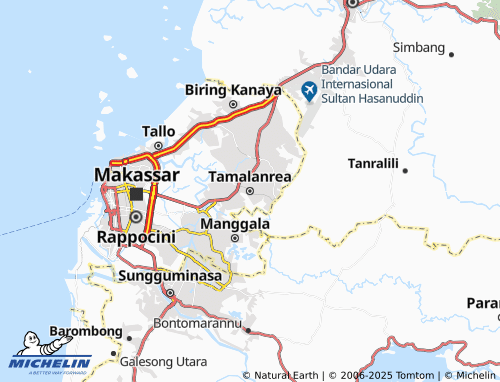 MICHELIN-Landkarte Tamalanrea - ViaMichelin