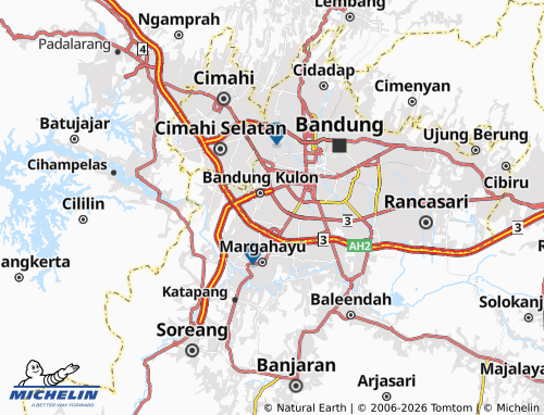 MICHELIN Babakan Ciparay map - ViaMichelin