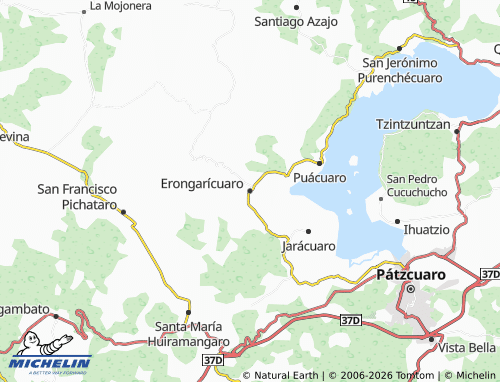 Mappa MICHELIN Erongarícuaro - ViaMichelin