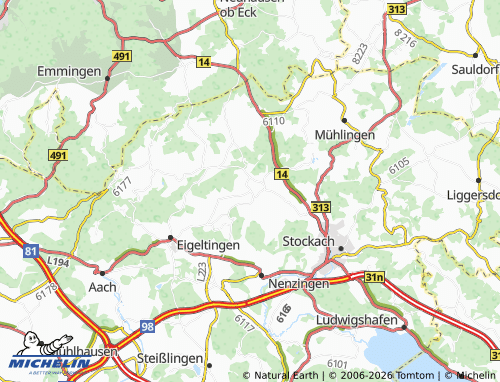 MICHELIN Münchhöf map - ViaMichelin
