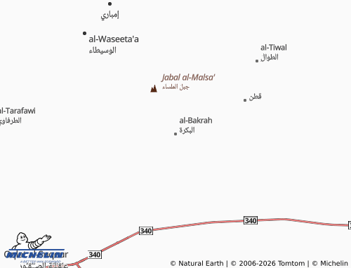 MICHELIN-Landkarte al-Bakrah - ViaMichelin