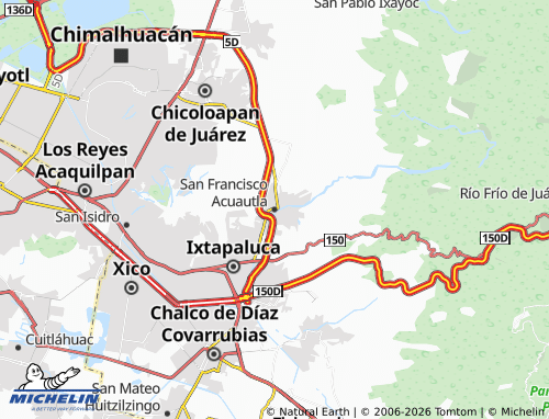 Mapa MICHELIN San Francisco Acuautla - ViaMichelin