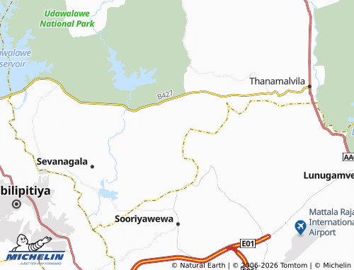 Mapa MICHELIN Punchiwewa - ViaMichelin