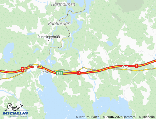 MICHELIN Mutankylä map - ViaMichelin