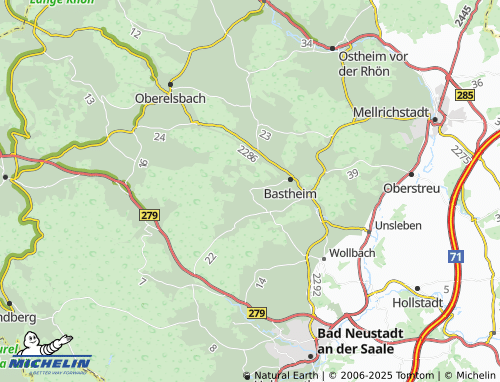 MICHELIN-Landkarte Reyersbach - ViaMichelin