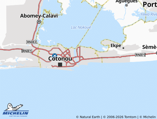 Mapa MICHELIN Abokicodji-Centre - ViaMichelin