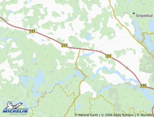 Mappa MICHELIN Saldutiškis - ViaMichelin